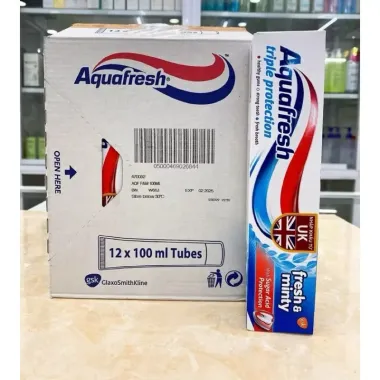 Kem đánh răng Aquafresh Fresh & Minty 100ml – Giải pháp chăm sóc răng miệng toàn diện, hơi thở thơm mát từ Vương Quốc Anh