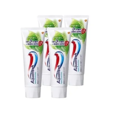 Kem đánh răng Aquafresh Nhật Bản 140g hương trà xanh – Giải pháp chăm sóc răng miệng dịu nhẹ, sạch sâu từ Nhật Bản