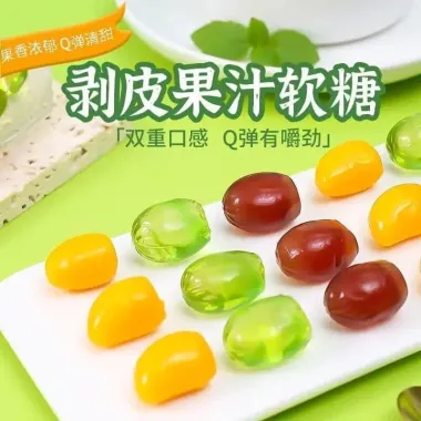 Kẹo dẻo trái cây lột vỏ Cokoc 75g – Trải nghiệm ăn vặt thú vị, chân thực như trái cây thật