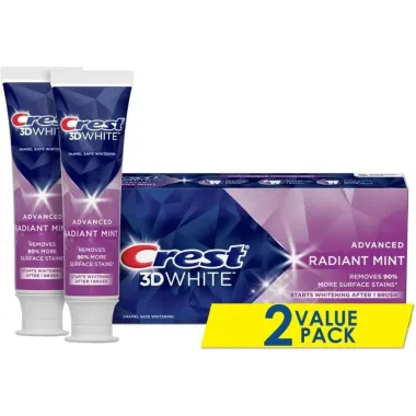 Kem đánh răng Crest 3D white Radiant Mint 107g – Làm trắng tự nhiên, thơm mát dài lâu