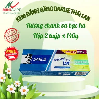 Kem đánh răng ông già Darlie Thái Lan 150g (Hộp 2 tuýp)