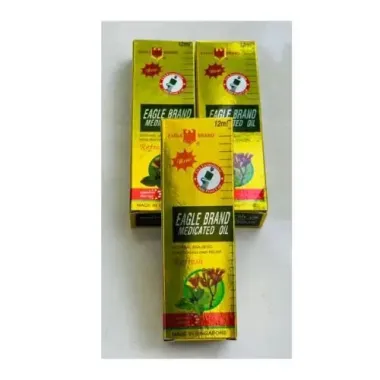 Dầu gió Singapore Eagle Refresh màu vàng 12ml (chai lăn)