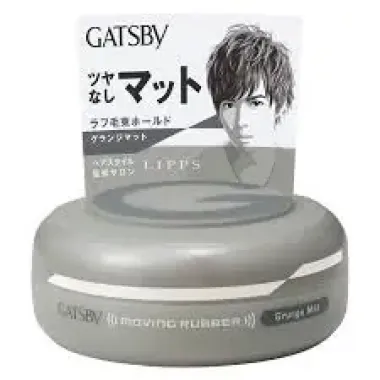 Sáp vuốt tóc Gatsby Moving Rubber 80g Nhật Bản  – Giữ nếp mạnh, đa dạng hiệu ứng (Matte / Bóng nhẹ / Bồng tự nhiên)