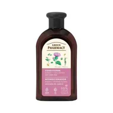 Dầu Gội / Dầu Xả Green Pharmacy Chống Rụng Tóc Chiết Xuất Cây Ngưu Bàng & Protein Lúa Mì (350ml / 300ml)