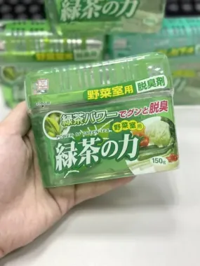 Hộp khử mùi ngăn tủ bếp hương trà xanh Kokubo 150g – Khử mùi ẩm mốc, giữ không gian sạch thoáng