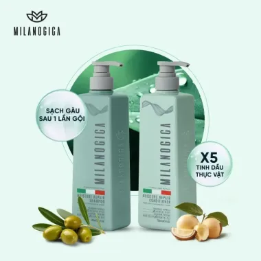 Dầu gội phục hồi hư tổn Milanogica 355ml - Hàng Ý