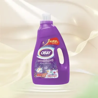 Nước giặt xả đậm đặc Obay 3000ml – Giải pháp giặt xả 2 trong 1, lưu hương bền lâu từ Thái Lan
