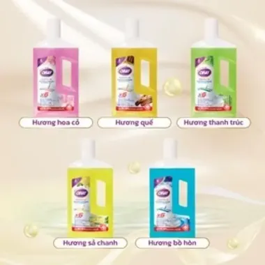 Nước lau sàn đậm đặc Obay 1000ml – Sạch bóng vượt trội, hương thơm tự nhiên thư giãn từ Thái Lan