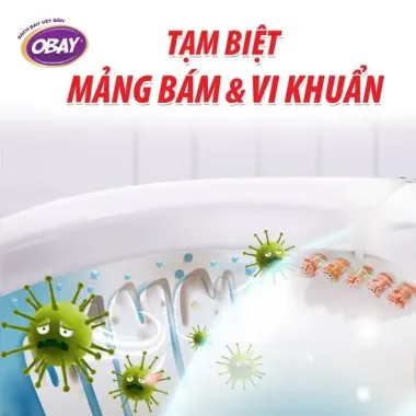 Viên treo vệ sinh bồn cầu Obay 50g hương Hoa Anh Đào – Giải pháp sạch thơm tự động, kháng khuẩn vượt trội từ Thái Lan