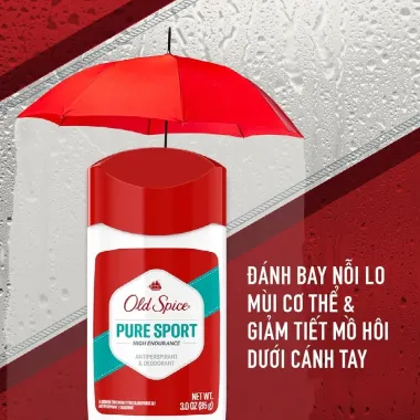 Lăn Khử Mùi Old Spice 63g/85g – Thơm lâu, khô thoáng 48h