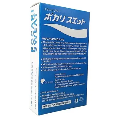 Bột pha nước uống bổ sung ion Pocari Sweat hộp 5 gói - Nhập khẩu Indonesia
