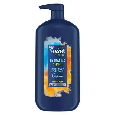 Dầu Tắm Gội Suave Men 3in1 Dành Cho Nam – Nhập khẩu Mỹ, sạch sâu & tiện lợi cho nam giới