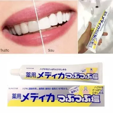 Kem đánh răng muối Sunstar 170g – Giải pháp bảo vệ nướu và làm sạch răng miệng toàn diện từ Nhật Bản