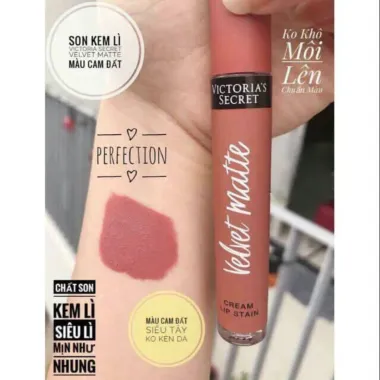 Son kem lì Victoria's Secret Velvet Matte 3.1g – Sắc môi thời thượng, kết cấu nhung mịn chuẩn phong cách Mỹ