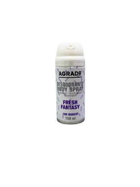 Xịt khử mùi hương nước hoa Agrado Fresh Fantasy/Pure Trendy/Sweet Love dành cho nữ 150ml - Tây Ban Nha