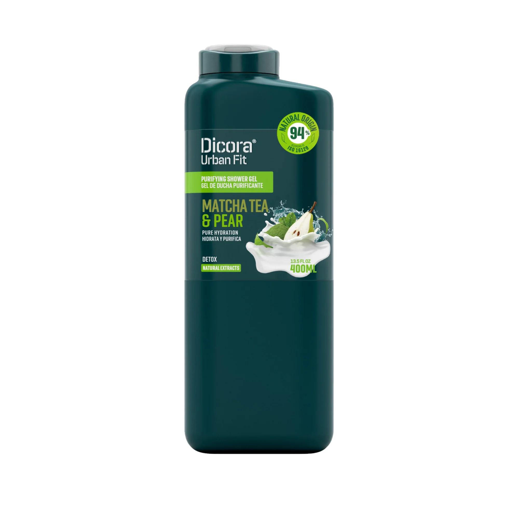 Sữa Tắm Dicora Urban Fit Detox Matcha Tea & Pear Extract 750ml – Nhập khẩu Tây Ban Nha, làm sạch sâu & dưỡng ẩm da