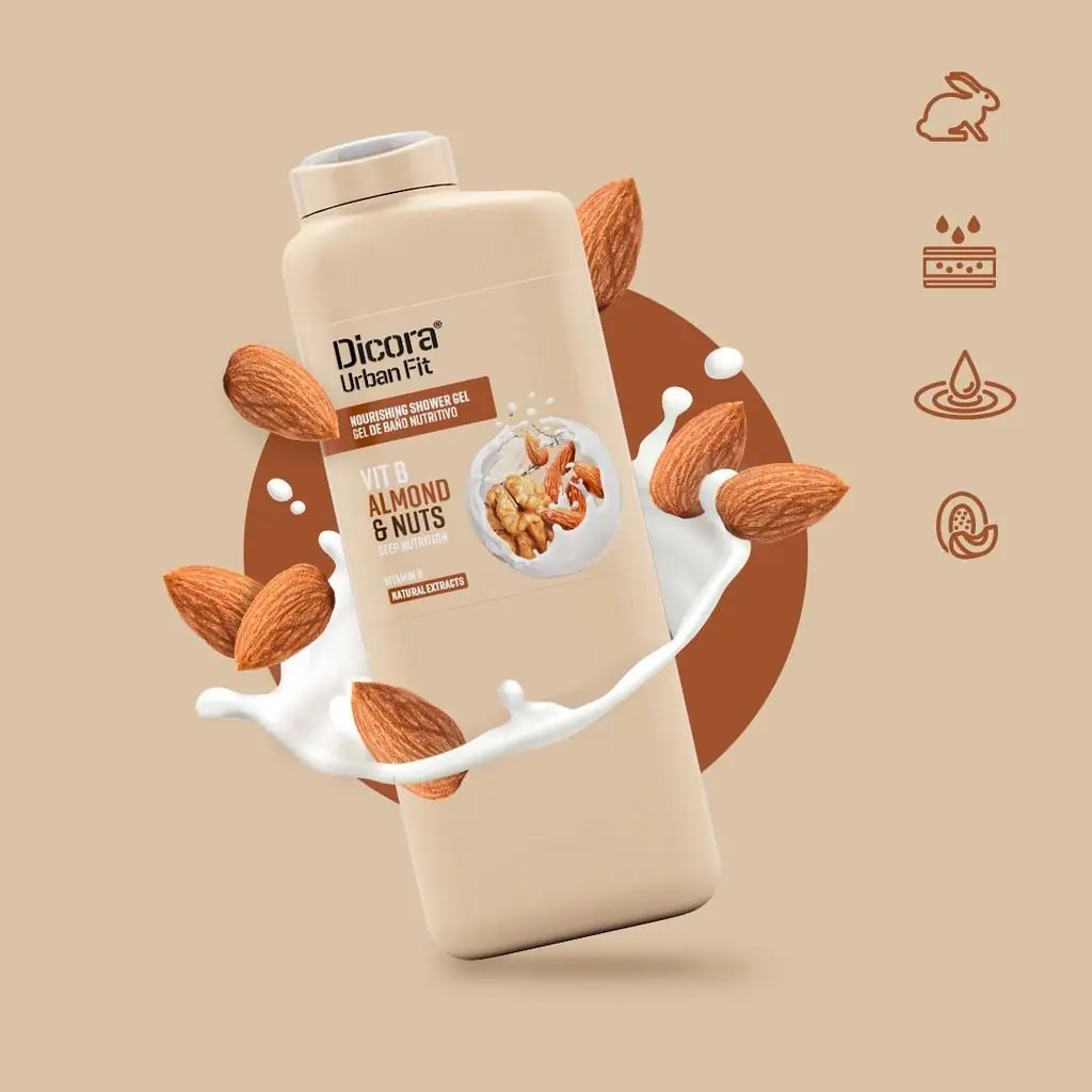 Sữa Tắm Dicora Urban Fit Vitamin B Hạnh Nhân & Các Loại Hạt 400ml / 750ml