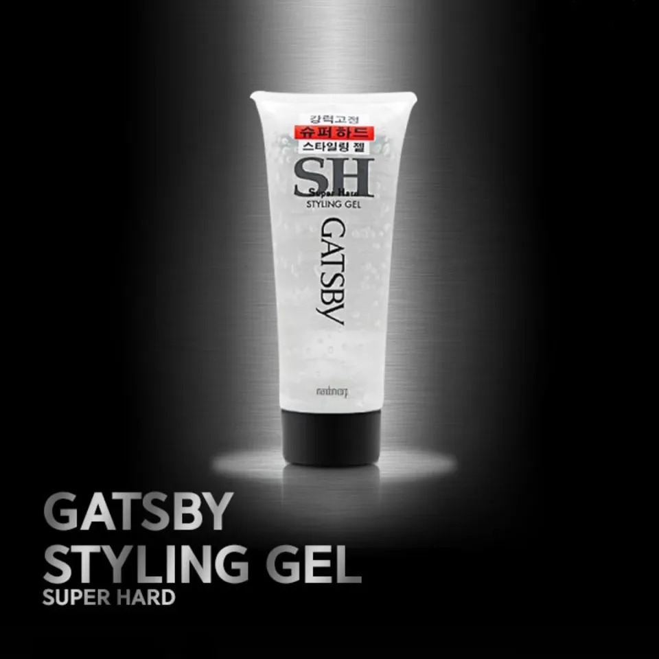 Gel vuốt tóc Gatsby Super Hard 200g Nhật Bản – Giữ nếp cực mạnh, đa dạng phong cách 