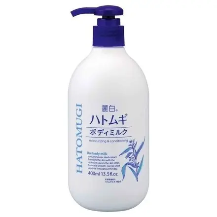 Sữa dưỡng thể ý dĩ Hatomugi High Moisture Body Gel 400ml – Cấp ẩm chuyên sâu, phục hồi da khô ráp