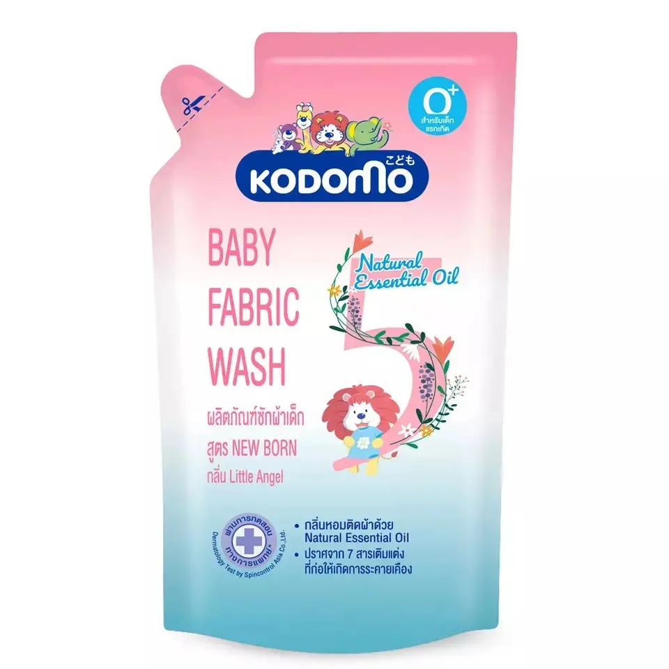 Nước giặt Kodomo Little Angel 600ml – Giải pháp làm sạch dịu nhẹ, nâng niu làn da bé yêu từ Thái Lan