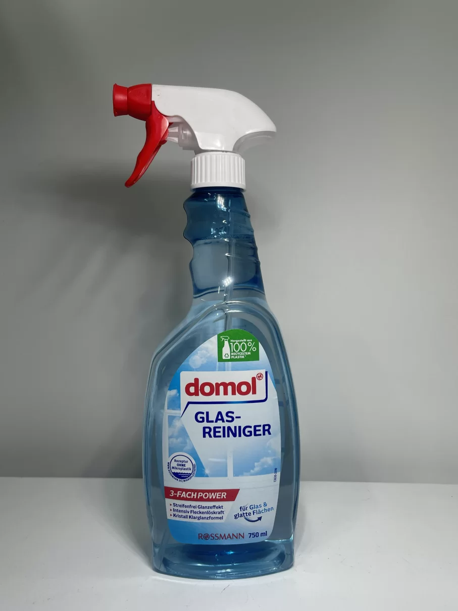 Nước Lau Kính Domol Glasreiniger Chống Bám Bụi, Vệ Sinh Sạch Các Bề Mặt Kính Chai 750ml - Hàng nội địa Đức