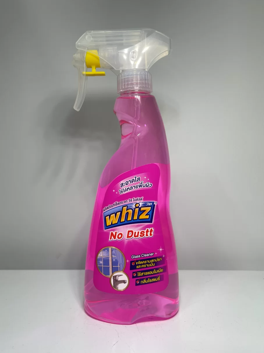 Xịt lau kính chống bụi whiz Thái Lan làm sạch và sáng bóng mặt kính hương thơm dễ chịu 520ml
