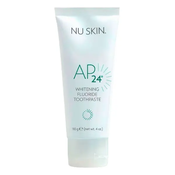 Kem đánh răng Nu Skin AP24 Whitening Fluoride 110g – Công nghệ làm trắng sáng và kiểm soát mảng bám vượt trội từ Mỹ
